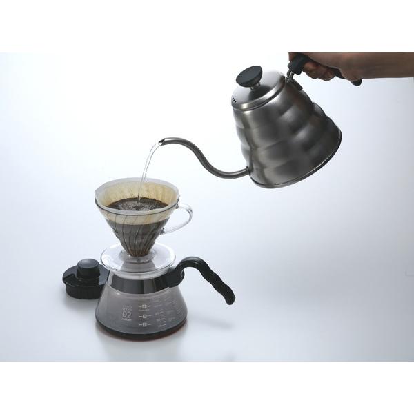 ハリオ V60ドリップケトル・ヴォーノ 120  ヘアラインシルバー VKBR-120-HSV | HARIO | 01