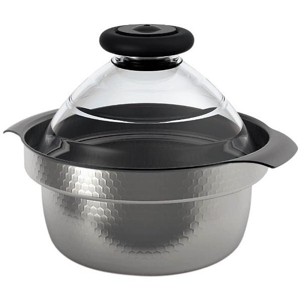 ハリオ フタがガラスのIH対応ご飯釜 雪平 GIS-200 （1合〜3合用） [振込不可] | HARIO | 01