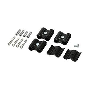 光 光　ジョイント金具　黒　８φ用　４Ｐ   JA-81 | HIKARI