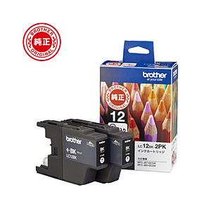 brother(ブラザー) 【純正】 LC12BK-2PK 【ブラザー純正】インクカートリッジ ブラック 2個パック | ブラザー工業
