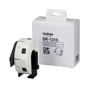 brother(ブラザー) ラベルライター用カットラベル　（ラベル白／文字色黒／29mm×42mm） DK-1215 【864】 [振込不可] | ブラザー工業
