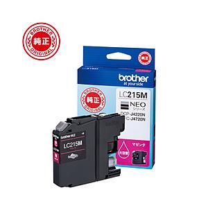 brother(ブラザー) 【純正】 LC215M 【ブラザー純正】 インクカートリッジ マゼンタ (大容量) | ブラザー工業