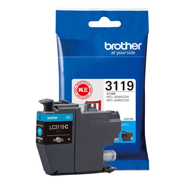 brother(ブラザー) 【純正】 LC3119C 【ブラザー純正】 インクカートリッジ シアン (大容量) | ブラザー工業 | 01