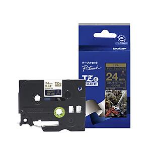 brother(ブラザー) 【ブラザー純正】ピータッチ リボンテープ TZe-RN54 幅24mm (金文字/ネイビーブルー) TZe TAPE ネイビーブルー TZe-RN54 ［金文字 /24mm幅］ | ブラザー工業