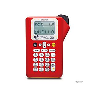 brother(ブラザー) ラベルライター P-touch（ピータッチ）  ミッキーレッド PT-J100MCR 【864】 | ブラザー工業