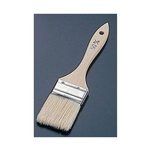 松田栄 木柄 厚口ケーキ平ハケ (豚毛) 60mm ＜WHK0960＞ | 