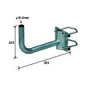マスプロアンテナ ベランダ取付金具 SBCM35 | マスプロ