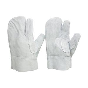 ミドリ安全 ミドリ安全　溶接用　牛床革手袋　3本指　MT−106−3P短 MT-106-3P-TAN | ミドリ安全