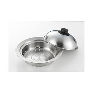 ヨシカワ お鍋にのせて簡単蒸しプレート小（ドーム型）18〜20cm用   YJ2538 | ヨシカワ