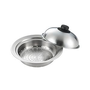 ヨシカワ お鍋にのせて使う蒸しプレート 18〜20cm 美味彩菜  SJ2630 | ヨシカワ