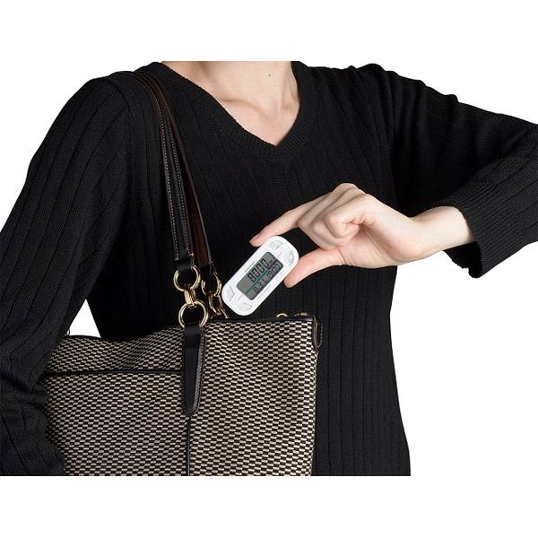 山佐時計計器 万歩計 アクティブ万歩 ホワイト TH-300W ［バッグ/ポケットインタイプ］ |  | 03