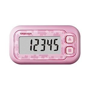 山佐時計計器 EX-200-P サクラピンク　歩数計 「ポケット万歩 らくらくまんぽ」 | 