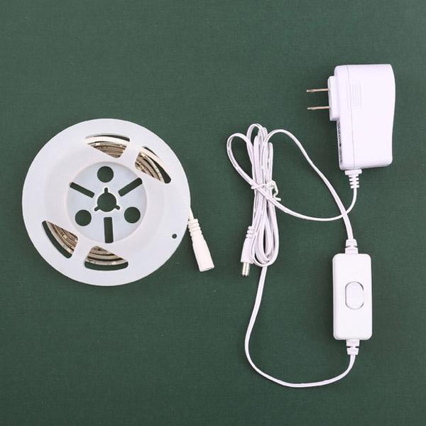 ユアサ 【AC電源】【手動スイッチ】【1.2m】かんたんに貼れるLEDテープ YHL-120Y |  | 07