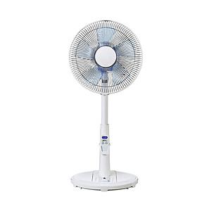 ユアサ AC タッチセンサー付き リビング扇風機  ホワイト YT-S3214FR-W ［リモコン付き］ | 