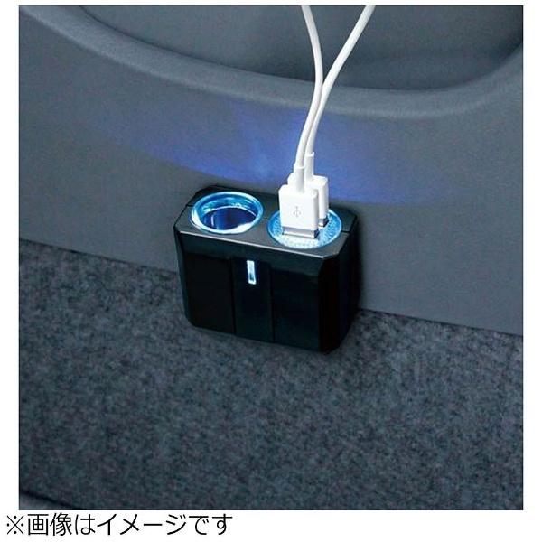 ヤック リングライトソケット+2口USB 4.8A PZ-709 | YAC（自動車用アクセサリ） | 03