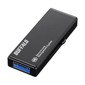 BUFFALO(バッファロー) USB3.0対応 USBメモリー　強制暗号化　RUF3-HSシリーズ （32GB・ブラック）　RUF3-HS32G 【864】