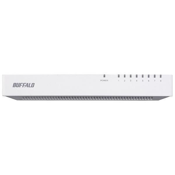 BUFFALO(バッファロー) LSW4-TX-8NP/WH（ホワイト）　スイッチングハブ（8ポート・電源内蔵） LSW4-TX-NPシリーズ 【864】 [振込不可] | BUFFALO | 01