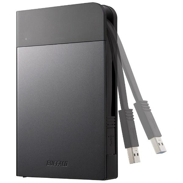 BUFFALO(バッファロー） HD-PZN1.0U3-B 外付けHDD MiniStation HD-PZNU3シリーズ ブラック [ポータブル型 /1TB] HDPZN1.0U3B [振込不可] [代引不可]｜y-sofmap｜02