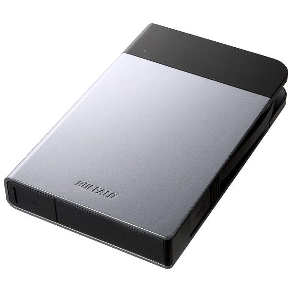 BUFFALO(バッファロー) HD-PZN1.0U3-S 外付けHDD MiniStation HD-PZNU3シリーズ シルバー [ポータブル型 /1TB] [振込不可] | BUFFALO | 03