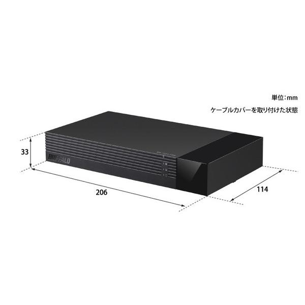 BUFFALO(バッファロー) HDV-SAM2.0U3-BKA　外付けハードディスク TV・レコーダー向け [USB3.1(Gen1)・3.0/ブラック/2.0TB] 使用量メーター付き [振込不可] | BUFFALO | 08