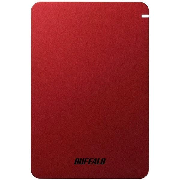 BUFFALO(バッファロー) HD-PGF1.0U3-RDA(レッド) [ポータブル型 /1TB] USB3.1(Gen.1)対応 ポータブルハードディスク[Win・Mac対応] [振込不可] | BUFFALO | 02