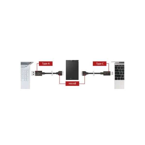 BUFFALO(バッファロー) HD-PGAC1U3-BA 外付けHDD パソコン用 ブラック ［ポータブル型 /1TB］[振込不可][代引不可] | BUFFALO | 05