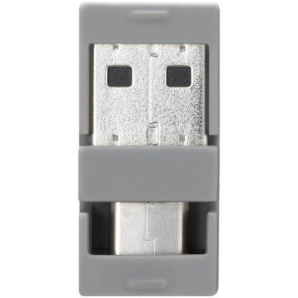 BUFFALO(バッファロー) USBメモリ (Chrome/Android/iPadOS/Mac/Windows11対応) グレー RUF3-AC32G-GY ［32GB /USB TypeA＋USB TypeC /USB3.2 /キャップ式］ | BUFFALO | 05