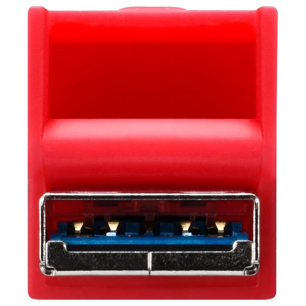 USBメモリ (Chrome/Android/iPadOS/Mac/Windows11対応) ピンキーレッド RUF3-AC32G-RD ［32GB /USB TypeA＋USB TypeC /USB3.2 /キャップ式］ 【864】 | BUFFALO | 07