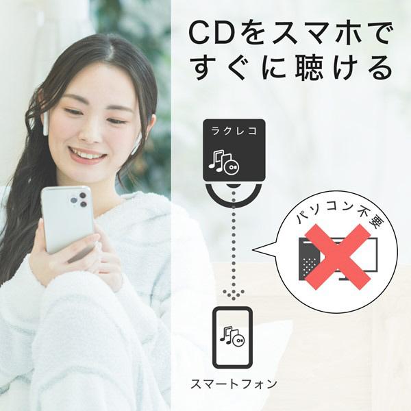 BUFFALO ラクレコ バッファロー(BUFFALO) RR-C1-WH(ホワイト) スマートフォン用CD