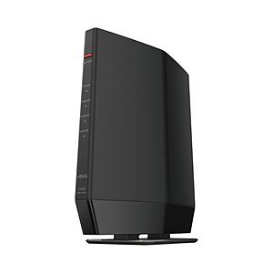 Wi-Fiルーター 4803＋573Mbps AirStation(ネット脅威ブロッカー2対応・プレミアムモデル) ブラック WSR-5400AX6P-BK ［Wi-Fi 6(ax) /IPv6対応］ | BUFFALO