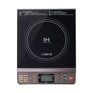 コイズミ IHクッキングヒーター  グレー KIH1405H ［1口 /100V］ | KOIZUMI