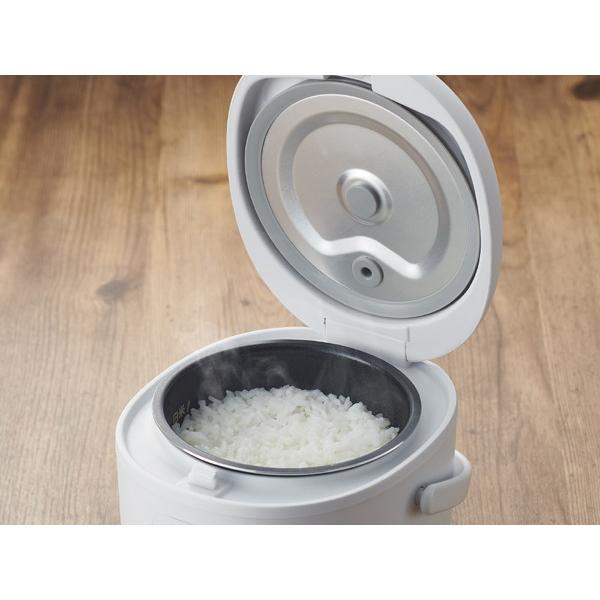 コイズミ ライスクッカーミニ  ホワイト KSC-1514-W ［1.5合］ | KOIZUMI | 02