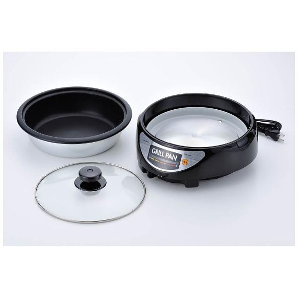 新津興器 グリル鍋 「ホームスワン」（プレート1枚）　SGR-24-B ブラック | 新津興器 | 01