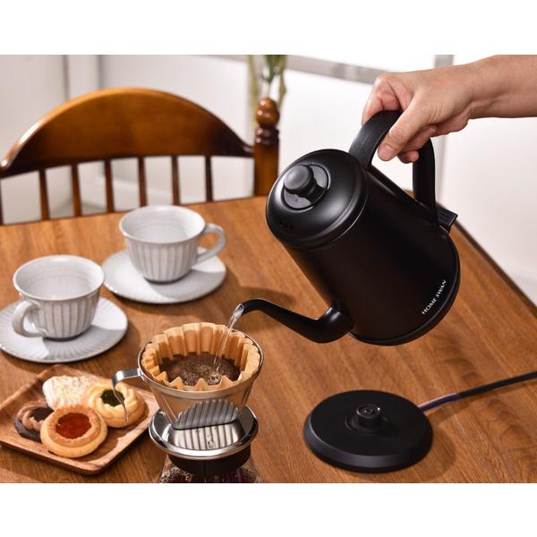 新津興器 ステンレス電気ドリップケトル HOME SWAN(ホームスワン) 黒 SSK-10(B) ［1.0L］ 【864】 |  | 02