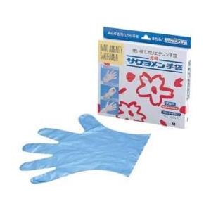 サクラメン サクラメンスタンダード手袋(100枚入) L ポリ青 ＜STB9503＞ [振込不可] | 