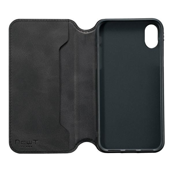 サンクレスト iPhone XS Max 6.5インチ用インチ用 NEWT CAT FLIP ヴィンテージブラック I32CNW09 [振込不可] | SUNCREST | 03