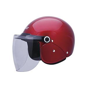 ユニカー工業 BH25R セミジェットヘルメット キャンディレッド [58〜60cm] | ユニカー工業
