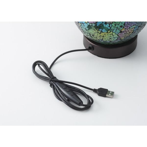 イシグロ LEDインテリアライト ボール型 (無段階調光) パールホワイト ※AC電源アダプター附属   21479 ［LED /電球色］ |  | 04