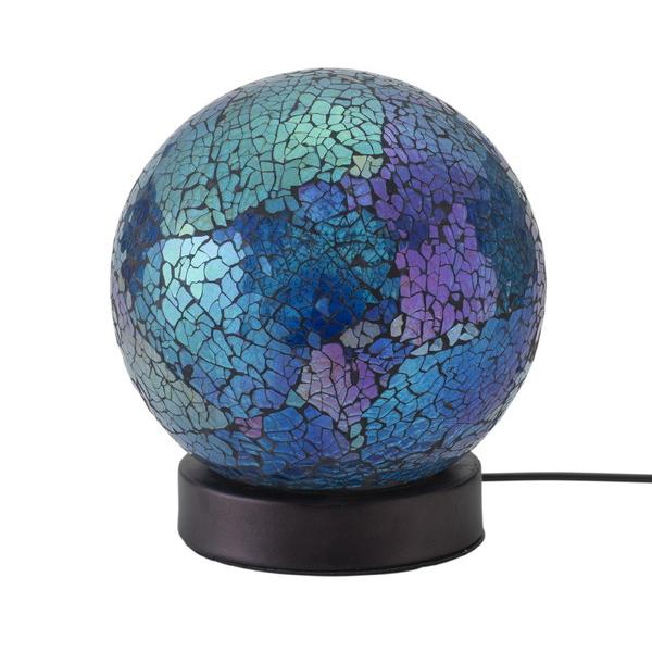 イシグロ モザイク LEDランプ ボール型 (無段階調光) オーロラコバルトブルー ※AC電源アダプター附属   21480 ［LED /電球色］ |  | 01