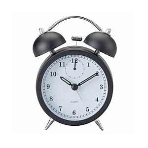 イシグロ ツインベルアラームクロック　ブラック   31157 ［アナログ］ | 