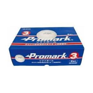 サクライ貿易 プロマーク(Promark) ソフトボール練習球 (2号球/ホワイト) 6球入 SB-8026 | 