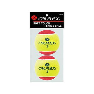 サクライ貿易 カルフレックス(CALFLEX) やわらかテニスボール (STAGE3/イエロー×レッド) 2球入 LB-490 | 