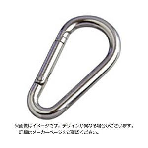 水本機械製作所 水本　ステンレス　ナス型カラビナ（環なし）　線径3mm長さ38mm   NK-3A | 