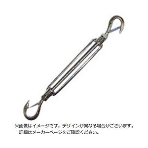 水本機械製作所 水本　ステンレス　枠式ターンバックル外れ止め付（フック＆フック）　捻子径3分   TB-9HK | 