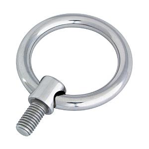 水本機械製作所 B-812 水本 ステンレス つば付リングボルト(ミリネジ) 捻子径M-6 | 