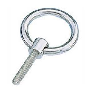 水本機械製作所 B-868 水本 ステンレス つば付リングボルト(ミリネジ) 捻子径M-10 | 