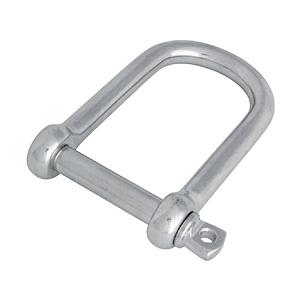 水本機械製作所 ステンレス ロングワイドシャックル 長さ48mm内幅24mm B1416 | 