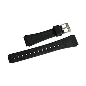 クレファー クレファー時計ベルト 19mm ウレタン No.KU-27 黒 | ブランド登録なし