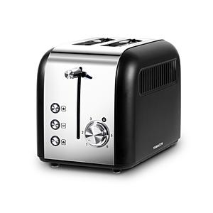 ヤマゼン ステンレス ポップアップトースター 4〜8枚切り対応 YAMAZEN  YUCS851(B) ［2枚］ | 山善