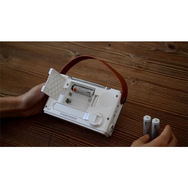 QRIOM 手回し充電テレビ  パールホワイト JYTM-RTV430-PW ［ワイドFM対応 /防滴ラジオ /テレビ/AM/FM］ |  | 10